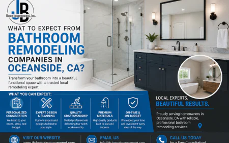 What to Expect from Bathroom Remodeling Companies in Oceanside, CA?