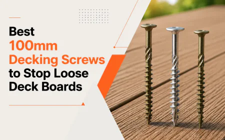 100mm Decking Screws Explained: When Longer Fixings Are Essential for Structural Stability