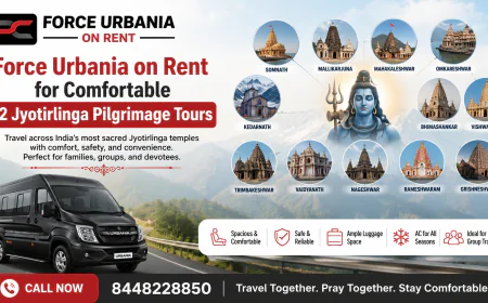 Force Urbania on Rent for Comfortable 12 Jyotirlinga Pilgrimage Tours