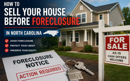 How to Sell Your House Before Foreclosure in North Carolina
