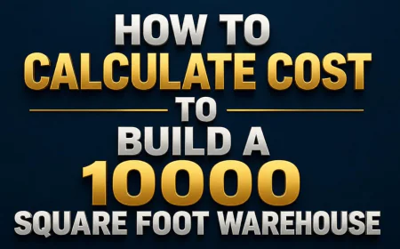 How Calculate Cost To Build A 10000 Square Foot Warehouse?