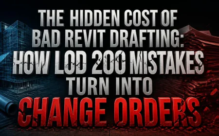 The Hidden Cost of Bad Revit Drafting: How LOD 200 Mistakes Turn into Change Orders