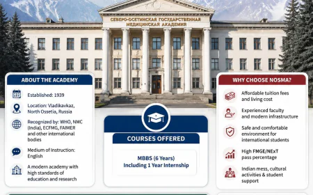 What is the fees structure of North Ossetian State Medical Academy?