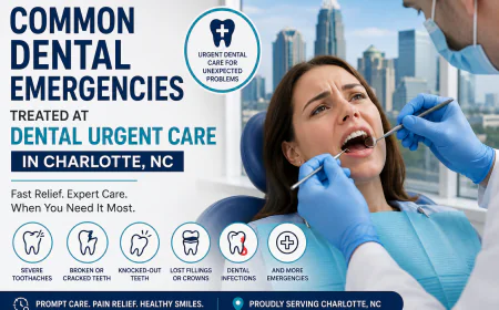 Common Dental Emergencies Treated at Dental Urgent Care in Charlotte NC