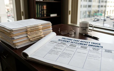 Factors That Affect Truck Accident Settlement Amounts