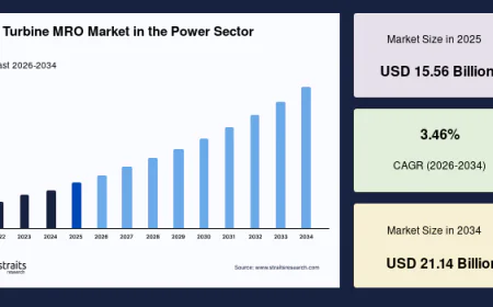 Gas Turbine MRO Market in the Power Sector Trends, Share and Industry Analysis, 2034