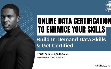 Online Data Certification to Enhance Your Skills