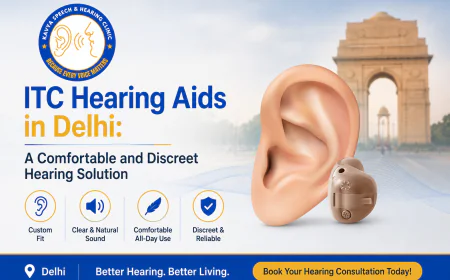 ITC Hearing Aids in Delhi: A Comfortable and Discreet Hearing Solution