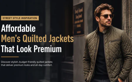 Street Style Inspiration: Affordable Men's Quilted Jackets That Look Premium