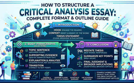 How to Structure a Critical Analysis Essay: Complete Format & Outline Guide