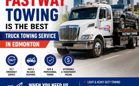 How fastway towing is best truck towing service in edmonton