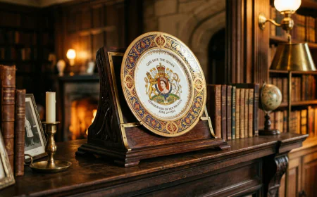 commemorative plate stand