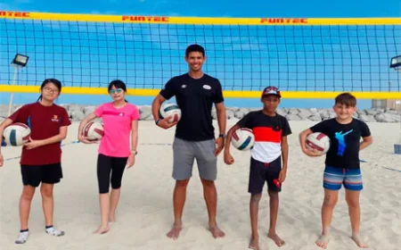 Volleyball for Children Dubai in a Fun Learning Environment