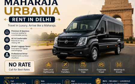 Force Urbania Luxury Van Hire in Delhi – Premium Group Travel Solution