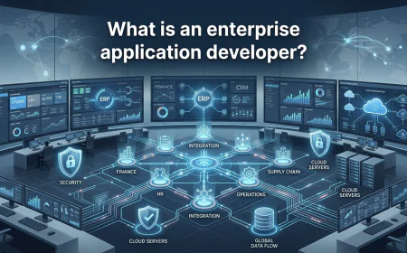 What is an enterprise application developer?