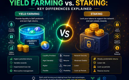 Yield Farming vs. Staking: Key Differences Explained
