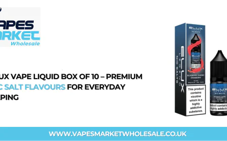 Elux Vape Liquid Box of 10 – Premium Nic Salt Flavours for Everyday Vaping