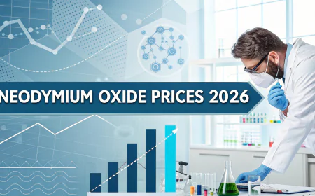 Neodymium Oxide Prices Index Analysis with Quarterly Trend and Forecast Prices Chart