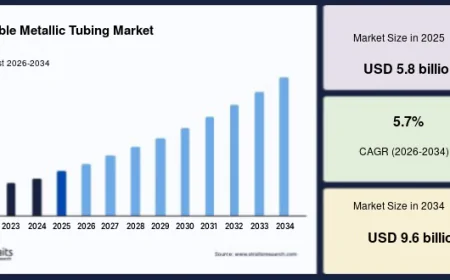 Flexible Metallic Tubing Market Revenue Growth, Regional Trends & Forecast 2026–2034
