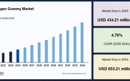 Collagen Gummy Market Revenue Growth, Regional Insights & Forecast 2026–2034