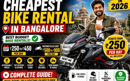 Top Rental Bikes in Bangalore for Office Commutes