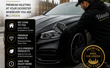 Mobile Car Valeting London – Convenient Vehicle Care with Visuals Detailing