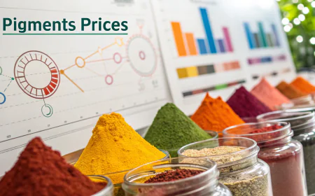 Pigments Prices Index Analysis with Quarterly Trend and Forecast Prices Chart