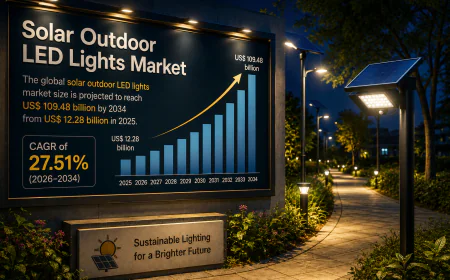Solar Outdoor Led Lights Market Industry Overview: Emerging Lighting Technologies and Future Opportunities