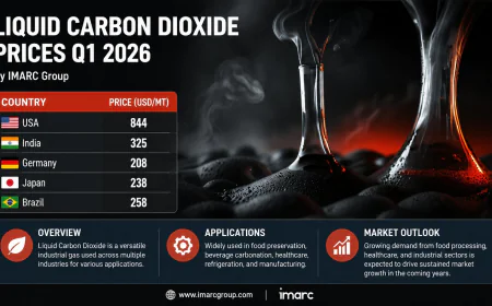 Liquid Carbon Dioxide Prices Q1 2026: Trend, Demand, Chart & News | IMARC Group