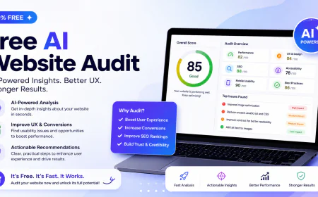 Free AI Website Audit: The Smartest Way to Improve Website Performance in 2026