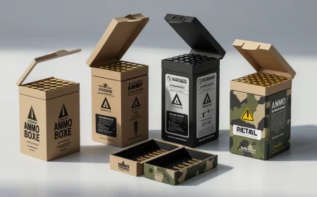 Custom Ammo Boxes for Secure Storage and Professional Packaging Usages