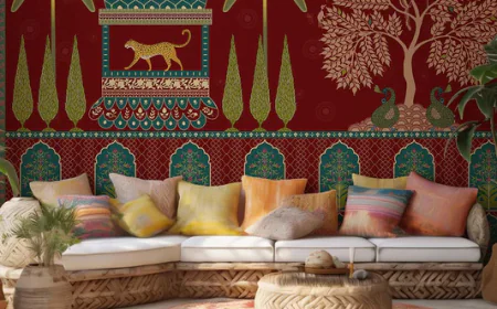 Ethnic Wallpaper India for Living Rooms: Create a Rich and Timeless Look
