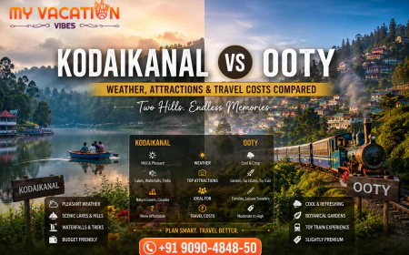 Kodaikanal vs Ooty: Weather, Attractions & Travel Costs Compared