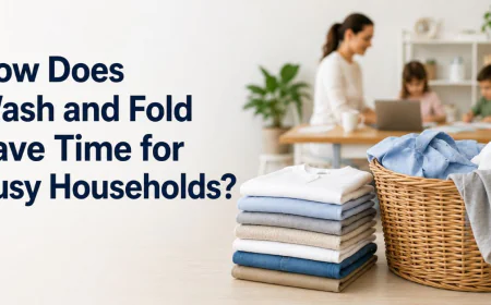 How Does Wash and Fold Save Time for Busy Households?
