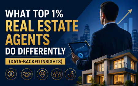 What Top 1% Real Estate Agents Do Differently (Data-Backed Insights)