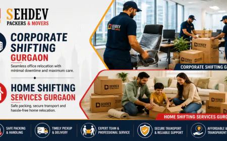 Corporate Shifting Gurgaon & Home Shifting Services Gurgaon: Making Shifting Easy, Efficient, and Hassle Free