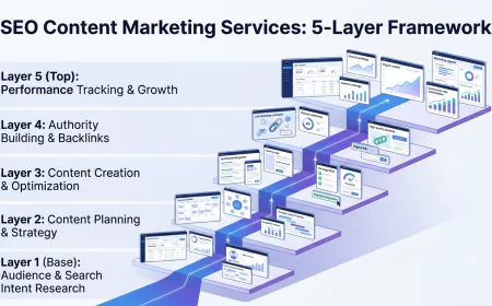 SEO Content Marketing Services Explained: A 5-Layer Framework for Smarter Growth