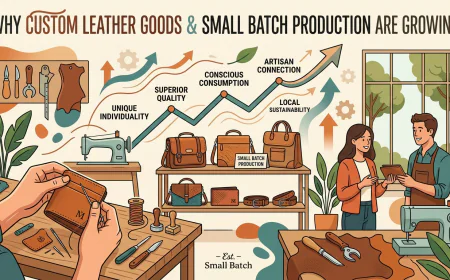 Why Custom Leather Goods and Small Batch Production Are Growing