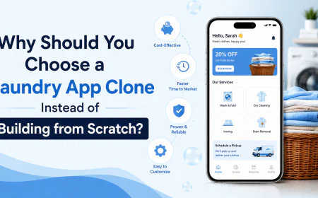 Why Should You Choose a Laundry App Clone Instead of Building from Scratch?