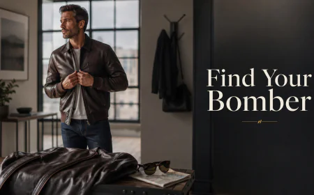 How to Choose a Leather Bomber Jacket Mens Style That Actually Fits Your Life