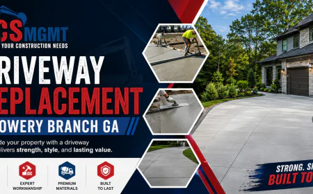 Enhance Your Property with Professional Driveway Replacement Flowery Branch GA