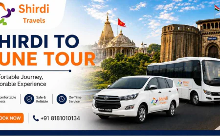 Enjoy a safe, comfortable, and economical trip to Pune from Shirdi with Shirdi Travels.