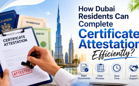 How Dubai Residents Can Complete Certificate Attestation Efficiently
