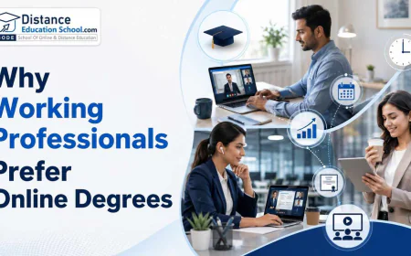 Why Working Professionals Prefer Online Degrees?
