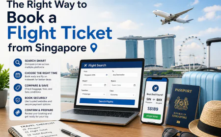 The Right Way to Book a Flight Ticket from Singapore