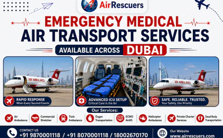 Emergency Medical Air Transport Services Available Across Dubai