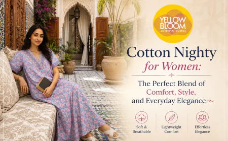 Cotton Nighty for Women: The Perfect Blend of Comfort, Style, and Everyday Eleganceā