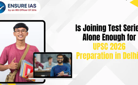 Is Joining Test Series Alone Enough for UPSC 2026 Preparation in Delhi?