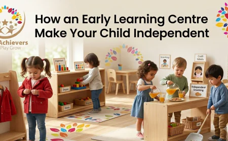 How an Early Learning Centre Make Your Child Independent