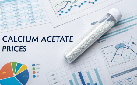 Calcium Acetate Price Chart Trend Analysis with Quarterly Price Index and Forecast Prices